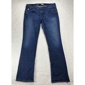 Big Star Jeans Women's Hazel Curvy Fit 32L Bootcut Blue Denim (33x33.5)